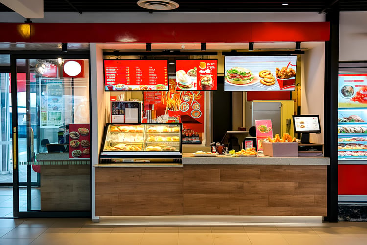 inside QSR restaurant